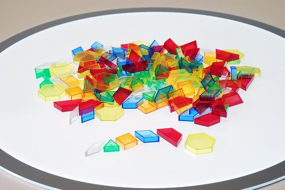 Translucent Hollow Pattern Blocks | Learning and Exploring Through Play